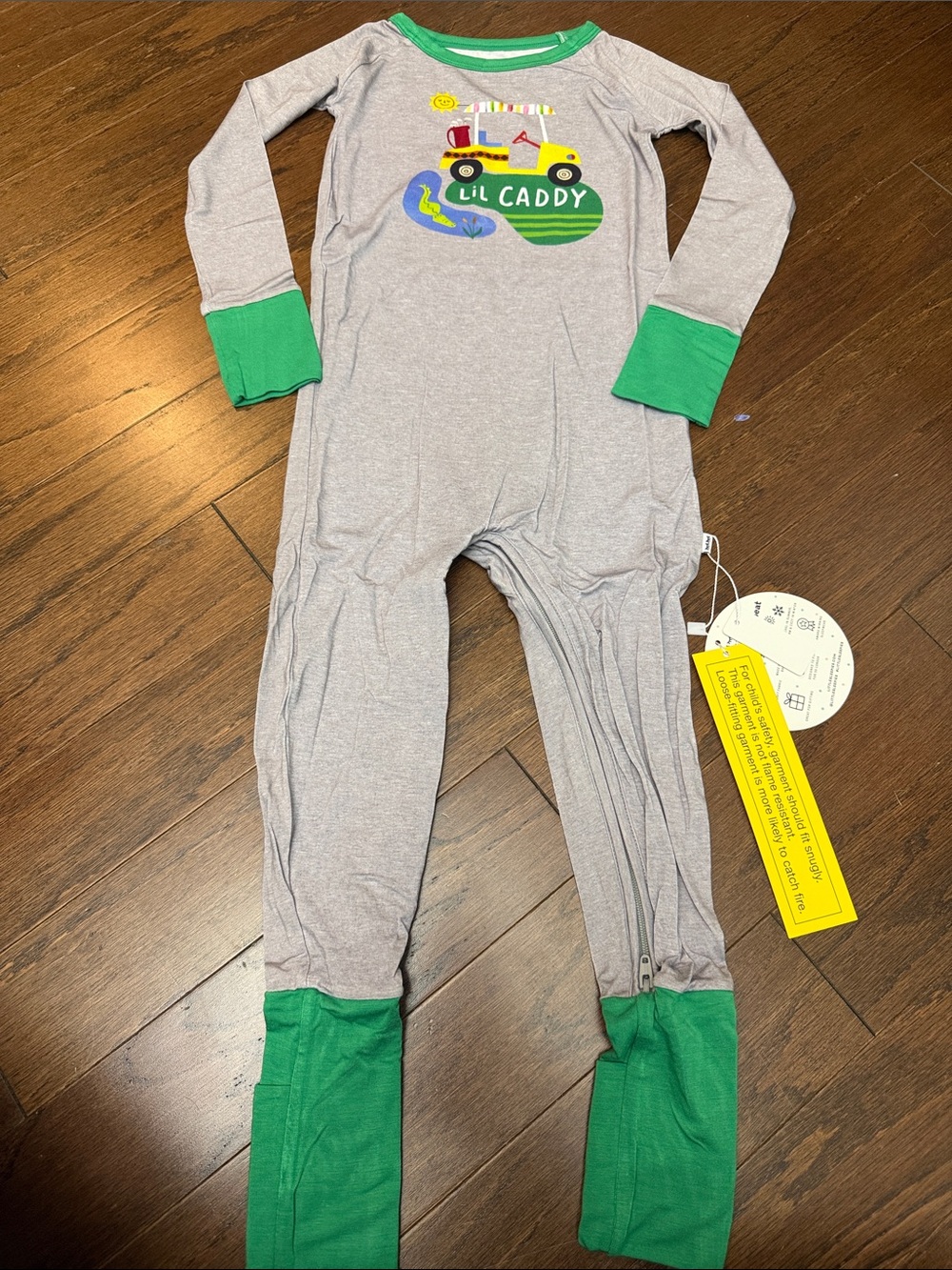 Little Sleepies Lil Caddy Creacent Zippy- NWT- 2T